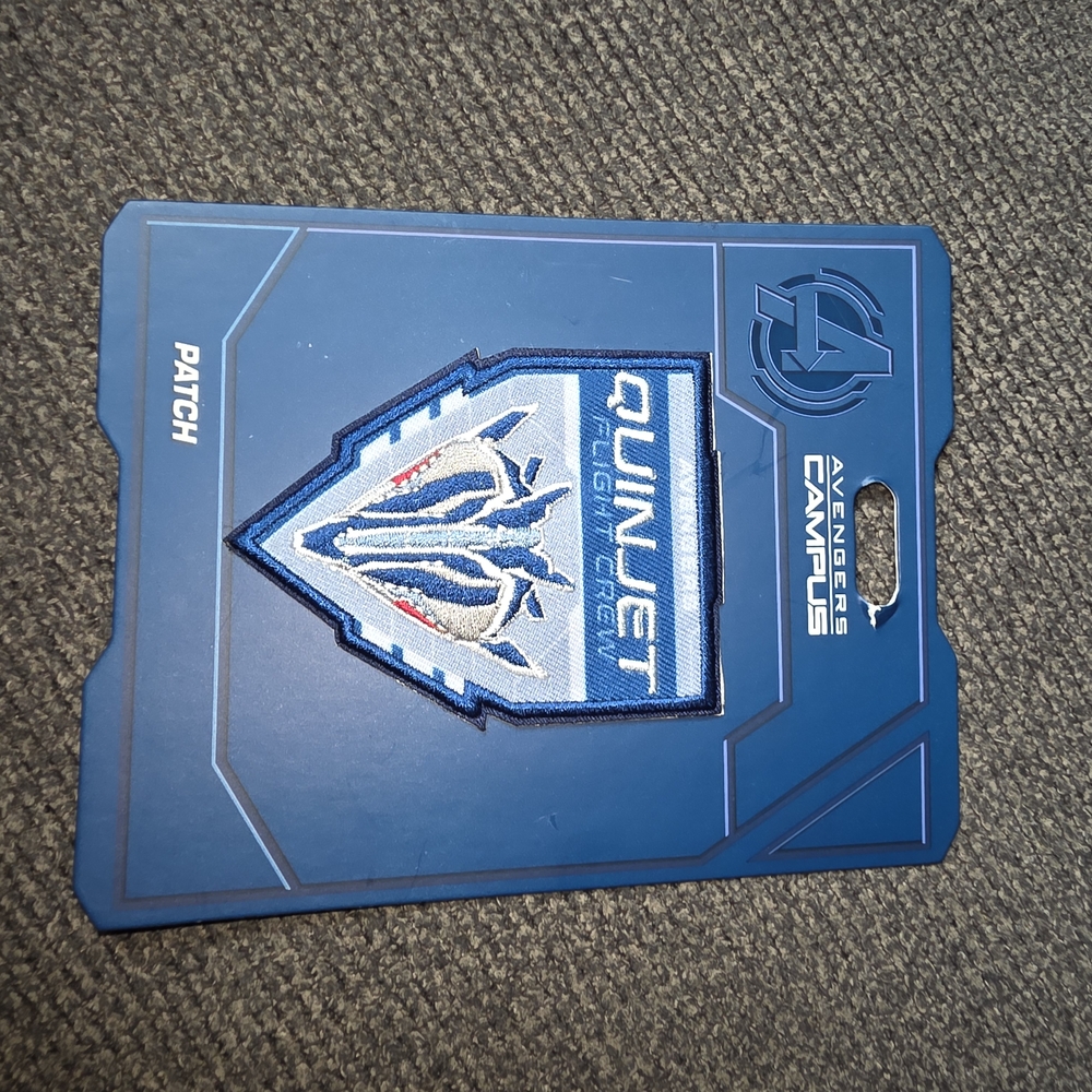 Disney Blue Avengers Campus Quinjet Patch